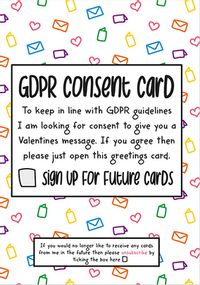 Tap to view GDPR Card Valentine Card