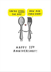 Tap to view 11th Wedding Anniversary Card