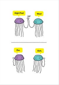 High Five Jellyfish Card