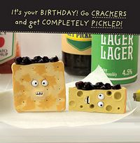 Tap to view Get Pickled Cheesy Birthday Card