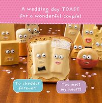 Tap to view Wedding Toast Wedding Day Card