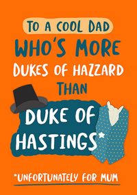 Tap to view More Dukes of Hazzard Father's Day Card