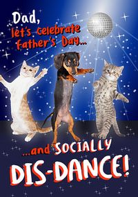 Tap to view Socially Dis-Dance Father's Day Card