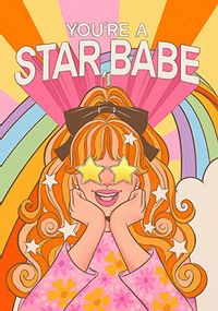 You're a Star Babe Empowering Card