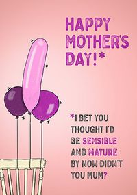 Tap to view Sensible and Mature Mother's Day Card