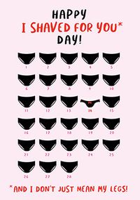 Tap to view I Shaved For You Day Valentine's Card