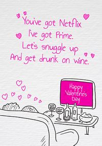 Tap to view Get Drunk On Wine Valentine Card