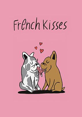 French Kisses Valentine Card
