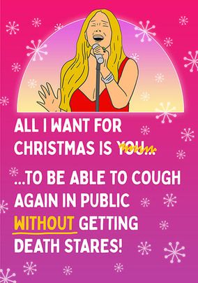 ZDISC - All I Want for Christmas Funny Card