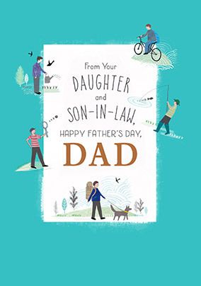Daughter & Son-In-Law Father's Day Card
