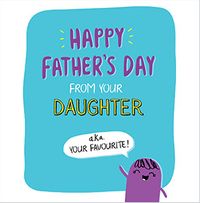 Happy Father's Day from Your Daughter Card