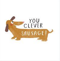 Clever Sausage Well Done Card