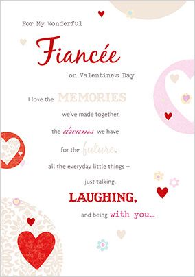 Fiancée Valentine's Day Card