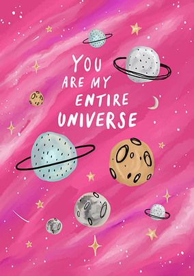 Entire Universe Valentine Card