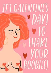 Tap to view Shake Your Boobies Valentine card