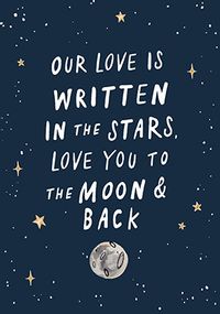 Tap to view Written In The Stars Wedding Card