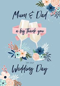 Tap to view Mum & Dad Thank You Wedding Card