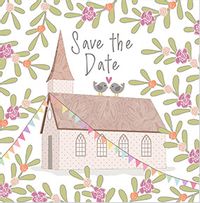 Tap to view Church Save The Date Wedding Card
