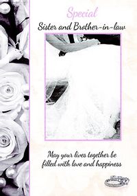 Special Sister & Brother-in-Law Wedding Card