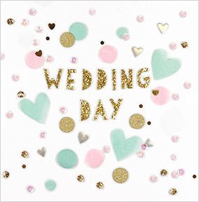Wedding Day Confetti Card