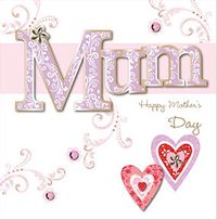 Tap to view Mother's Day Card - Jewel Hearts