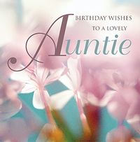 Tap to view Wishful Auntie Birthday Card