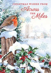 Tap to view Christmas Wishes From Across The Miles Christmas Card