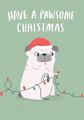Pawesome Christmas Card