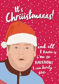 Ravenous Christmas Card