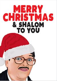 Merry Christmas and Shalom Card