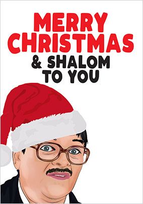 Merry Christmas and Shalom Card