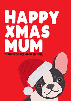 Happy Xmas Mum Christmas Card