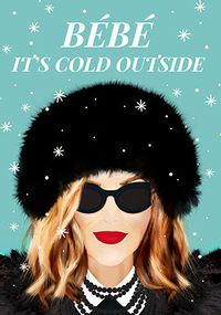 Tap to view Bebe it's Cold Outside Christmas Card