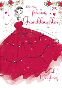 Tap to view For My Fabulous Granddaughter Christmas Card