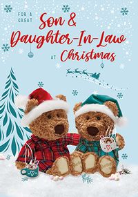 Tap to view Barley Bear Son & Daughter-in-Law Christmas Card