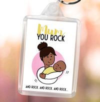 Tap to view Mum You Rock Mother's Day Keyring