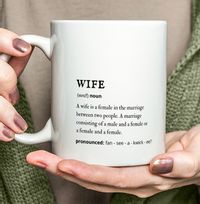 Wife Definition Anniversary Mug