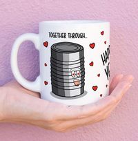 Happy 10 Years Tin Anniversary Mug