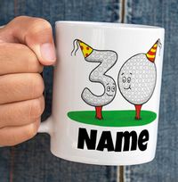 30th Birthday Golf Mug