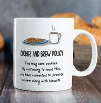 Cookies & Brew Policy Mug