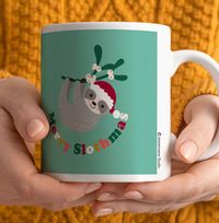Merry Slothmas Christmas Mug