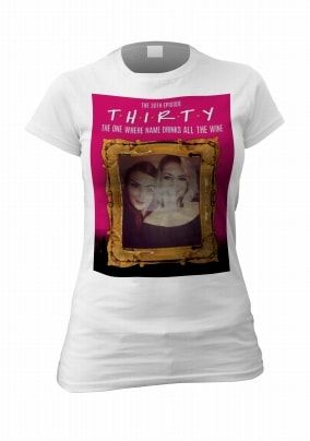 T.H.I.R.T.Y Women's Photo Birthday T-Shirt