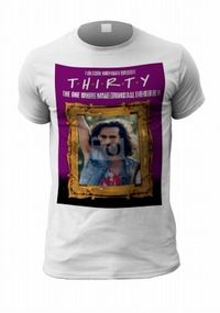 Tap to view T.H.I.R.T.Y Men's Photo Birthday T-Shirt