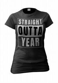 Tap to view Straight Outta Year Personalised Women's T-Shirt