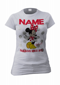 Personalised Minnie Mouse T-Shirt - Always Fabulous