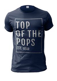 Tap to view Top Of The Pops Personalised T-shirt