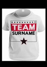 Personalised Family Team Kid's T-Shirt