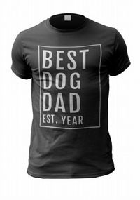 Best Dog Dad Personalised Men's T-Shirt
