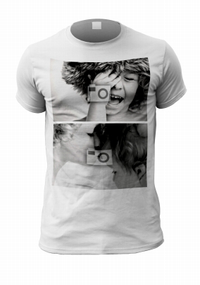 Two Photo Upload Personalised T-Shirt