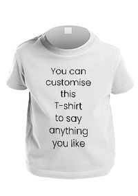 Tap to view Customise Your Own Personalised Kid's T-Shirt